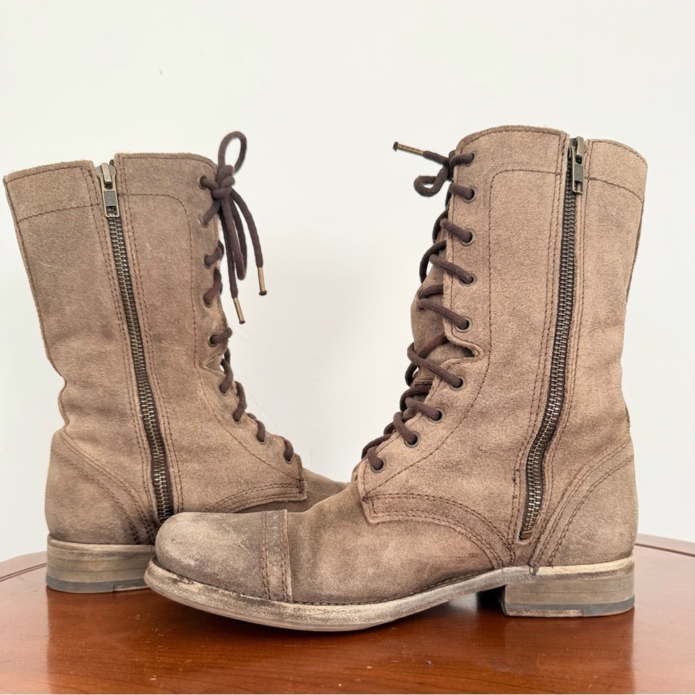 All Saints Women’s Combat Lace-Up Lined Winter Boots | US 7.5 - Picture 8 of 9